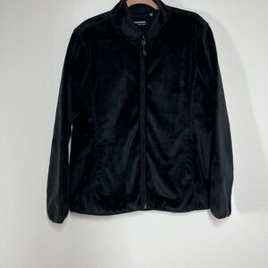 Ladies' Voyage Fleece Jacket - BLACK - SWITCHER size XXL